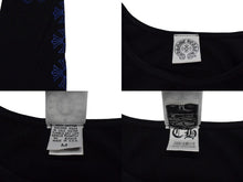 画像をギャラリービューアに読み込む, CHROME HEARTS クロムハーツ CHプラス ホースシュー プリント タンクトップ ブラック ブルー サイズM 美品 中古 4b003343