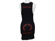 画像をギャラリービューアに読み込む, CHROME HEARTS クロムハーツ ダガー ホースシュー NYC限定 タンクトップ トップス コットン ブラック レッド サイズM 美品 中古 4b003344