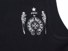 画像をギャラリービューアに読み込む, 極美品 CHROME HEARTS クロムハーツ タンクトップ ノースリーブ サイズM FOTI フォティ スカル プリント ブラック 中古 4b003345