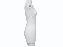 画像をギャラリービューアに読み込む, CHROME HEARTS クロムハーツ タンクトップ サイズM CHクロス ホースシュー プリント NEW YORK ホワイト 美品 中古 4b003347