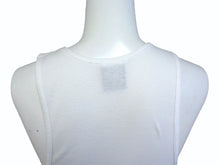 画像をギャラリービューアに読み込む, 極美品 CHROME HEARTS クロムハーツ タンクトップ サイズM ケルティッククロス スクロールラベルロゴ プリント ホワイト 中古 4b003351