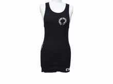 画像をギャラリービューアに読み込む, CHROME HEARTS クロムハーツ タンクトップ CHクロス ホースシューロゴ アメリカ製 コットン ブラック ホワイト サイズM 良品 中古 4b003353