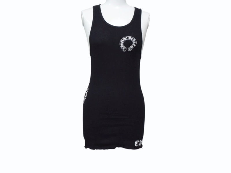 CHROME HEARTS クロムハーツ タンクトップ CHクロス ホースシューロゴ