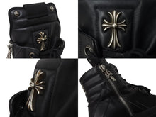 Load image into Gallery viewer, CHROME HEARTS クロムハーツ × RICK OWENS リックオウエンス ジオバスケット スニーカー W15 5710 サイズ42 ダガー CHクロス 美品 中古 4b003355