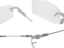 画像をギャラリービューアに読み込む, 極美品 CHROME HEARTS クロムハーツ PILLS III メガネ シルバー925 55☐20-144 アイウェア フローラル CHプラス スクエア シルバー金具 中古 4b003357