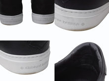 画像をギャラリービューアに読み込む, 極美品 CHROME HEARTS クロムハーツ スニーカー スリッポン ダガー CHプラス レザー ラバー サイズ43 シルバー金具 ブラック 中古 4b003358