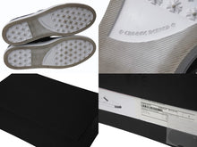 画像をギャラリービューアに読み込む, 極美品 CHROME HEARTS クロムハーツ スニーカー スリッポン ダガー CHプラス レザー ラバー サイズ43 シルバー金具 ブラック 中古 4b003358