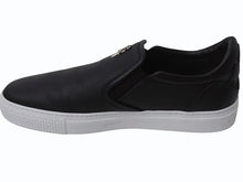 画像をギャラリービューアに読み込む, 極美品 CHROME HEARTS クロムハーツ スニーカー スリッポン ダガー CHプラス レザー ラバー サイズ43 シルバー金具 ブラック 中古 4b003358