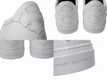 画像をギャラリービューアに読み込む, 新品同様 CHROME HEARTS クロムハーツ スニーカー スリッポン CHプラス レザーパッチ ダガー レザー ラバー サイズ43 ホワイト 中古 4b003359