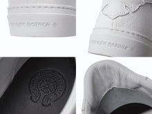 画像をギャラリービューアに読み込む, 新品同様 CHROME HEARTS クロムハーツ スニーカー スリッポン CHプラス レザーパッチ ダガー レザー ラバー サイズ43 ホワイト 中古 4b003359