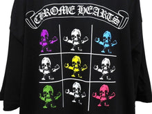 画像をギャラリービューアに読み込む, 新品未使用 CHROME HEARTS × FOTI クロムハーツ フォッティ Harris Teeter TIC TAC TOE 半袖Ｔシャツ ブラック コットン プリント ロゴ サイズXL 中古 4b003360