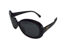 画像をギャラリービューアに読み込む, CHANEL シャネル キルティング ココマーク サングラス ブラック プラスチック 56☐17 5188 アイウェア 小物 ロゴ オーバル 美品 中古 4b003362