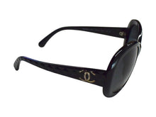 画像をギャラリービューアに読み込む, CHANEL シャネル キルティング ココマーク サングラス ブラック プラスチック 56☐17 5188 アイウェア 小物 ロゴ オーバル 美品 中古 4b003362