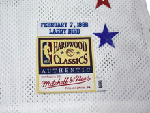 Load image into Gallery viewer, 新品未使用 MITCHELL&amp;NESS ミッチェルアンドネス クラシックユニフォーム ラリーバード 1987-88 NBA オールスター サイズM 中古 4b003365