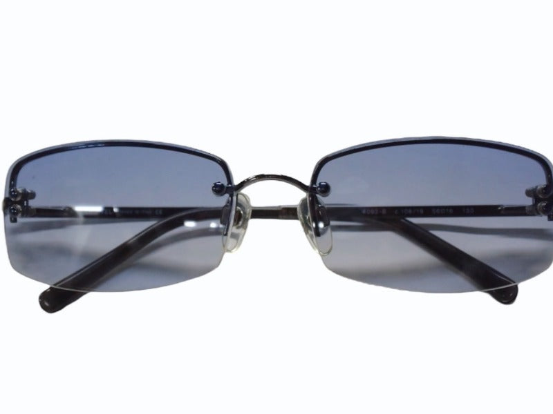 【tik】CHANEL サングラス 4093-B ココマーク リムレス CHANEL - CHANEL シャネル リムレス サングラス メガネ ラインストーン