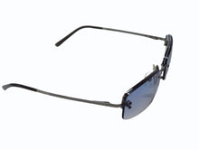Load image into Gallery viewer, CHANEL シャネル リムレス サングラス 4093-B c.108/19 サイズ56□16 130 ブルー シルバー カラーレンズ 美品 中古 4b003368