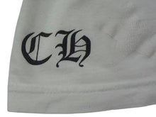 画像をギャラリービューアに読み込む, CHROME HEARTS クロムハーツ オールド バックスクロールラベルスタープリント ポケットＴシャツ RN#95024 コットン ホワイト 美品 中古 4b003373