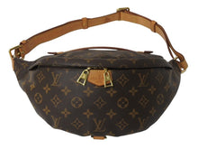 画像をギャラリービューアに読み込む, LOUIS VUITTON ルイヴィトン ボディバッグ M43644 バムバッグ ブラウン モノグラムキャンバス 美品 中古 4b003375