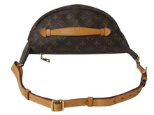 画像をギャラリービューアに読み込む, LOUIS VUITTON ルイヴィトン ボディバッグ M43644 バムバッグ ブラウン モノグラムキャンバス 美品 中古 4b003375