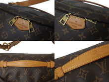 画像をギャラリービューアに読み込む, LOUIS VUITTON ルイヴィトン ボディバッグ M43644 バムバッグ ブラウン モノグラムキャンバス 美品 中古 4b003375