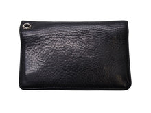 画像をギャラリービューアに読み込む, CHROME HEARTS クロムハーツ 2ジップ クロス ボタンズ ブラック ヘビー レザー ウォレット 財布 レザー シルバー925 ブラック 美品 中古 4b003378