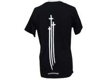 画像をギャラリービューアに読み込む, CHROME HEARTS クロムハーツ RS3 CROSS ポケットＴシャツ バッククロスプリント 国内タグ付き RN#95024 コットン サイズS ブラック 美品 中古 4b003379