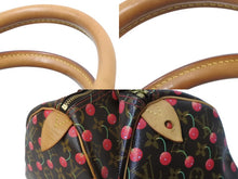 Load image into Gallery viewer, LOUIS VUITTON ルイヴィトン モノグラムチェリー スピーディ25 ハンドバッグ M95009 村上隆 ブラウン 美品 中古 4b003381