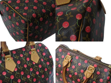 Load image into Gallery viewer, LOUIS VUITTON ルイヴィトン モノグラムチェリー スピーディ25 ハンドバッグ M95009 村上隆 ブラウン 美品 中古 4b003381