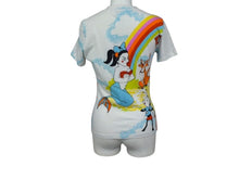 画像をギャラリービューアに読み込む, Christian Dior クリスチャンディオール ガリアーノ期 総柄プリント Ｔシャツ 2P12155023 コットン ホワイト サイズ6 美品 中古 4b003382