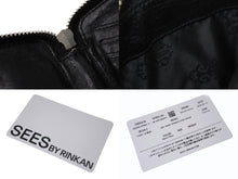 画像をギャラリービューアに読み込む, CHROME HEARTS クロムハーツ バンクローバーセメタリクロスラウンドジップレザーウォレット 二つ折り財布 レザー シルバー925 ブラック 美品 中古 4b003383