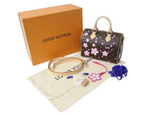 Load image into Gallery viewer, 新品未使用 LOUIS VUITTON ルイヴィトン LV TM スピーディー バンドリエール25 チェリーブロッサム ハンドバッグ M14174 中古 4b003384