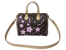 Load image into Gallery viewer, 新品未使用 LOUIS VUITTON ルイヴィトン LV TM スピーディー バンドリエール25 チェリーブロッサム ハンドバッグ M14174 中古 4b003384