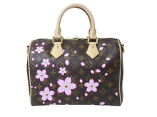 Load image into Gallery viewer, 新品未使用 LOUIS VUITTON ルイヴィトン LV TM スピーディー バンドリエール25 チェリーブロッサム ハンドバッグ M14174 中古 4b003384