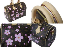 Load image into Gallery viewer, 新品未使用 LOUIS VUITTON ルイヴィトン LV TM スピーディー バンドリエール25 チェリーブロッサム ハンドバッグ M14174 中古 4b003384