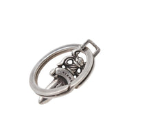 画像をギャラリービューアに読み込む, CHROME HEARTS クロムハーツ ダガー スプリットキーリング キーホルダー チャーム 重量約10.9g シルバー925 良品 中古 4b003385