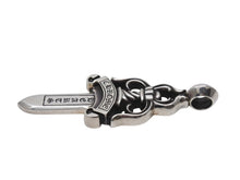 画像をギャラリービューアに読み込む, 極美品 CHROME HEARTS クロムハーツ Large Dagger ラージ ダガーペンダント チャーム 重量約38.1g .925刻印 シルバー925 中古 4b003387