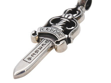 画像をギャラリービューアに読み込む, 極美品 CHROME HEARTS クロムハーツ Large Dagger ラージ ダガーペンダント チャーム 重量約38.1g .925刻印 シルバー925 中古 4b003387