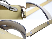 画像をギャラリービューアに読み込む, FENDI フェンディ バイザウェイ ミディアム ハンドバッグ ショルダーバッグ 2WAY 8BL124 レザー イエロー シルバー金具 良品 中古 4b003392