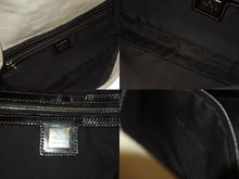 画像をギャラリービューアに読み込む, FENDI フェンディ マンマバケット ワンショルダーバッグ 33492 26424 003 キャンバス レザー アイボリー ブラウン 美品 中古 4b003397