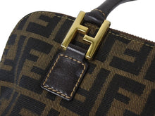 画像をギャラリービューアに読み込む, FENDI フェンディ ズッカ柄 2WAY ハンドバッグ ブラウン キャンバス レザー 14967 ロゴ ショルダー ゴールド金具 鞄 美品 中古 4b003400
