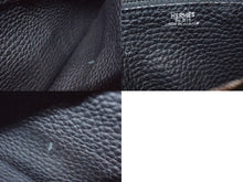 Load image into Gallery viewer, HERMES エルメス ドゴンGM 2つ折り長財布 ロングウォレット ◻︎K刻印 ドゴンデュオトゴ トリヨンクレマンス ブラック 良品 中古 4b003402