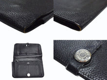 Load image into Gallery viewer, HERMES エルメス ドゴンGM 2つ折り長財布 ロングウォレット ◻︎K刻印 ドゴンデュオトゴ トリヨンクレマンス ブラック 良品 中古 4b003402