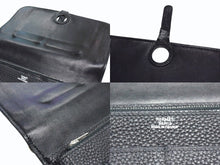 Load image into Gallery viewer, HERMES エルメス ドゴンGM 2つ折り長財布 ロングウォレット ◻︎K刻印 ドゴンデュオトゴ トリヨンクレマンス ブラック 良品 中古 4b003402