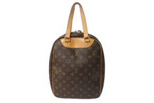 Load image into Gallery viewer, LOUIS VUITTON ルイヴィトン モノグラム エクスキュルシオン シューズバッグ M41450 ブラウン ゴールド金具 美品 中古 4b003403
