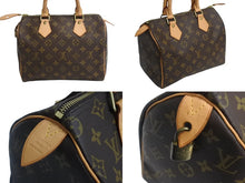 Load image into Gallery viewer, LOUIS VUITTON ルイヴィトン スピーディー25 ハンドバック M41528 モノグラム PVC レザー ブラウン ゴールド金具 美品 中古 4b003404