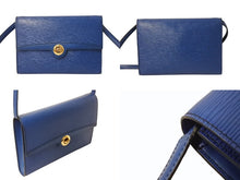 画像をギャラリービューアに読み込む, LOUIS VUITTON ルイヴィトン アルシュ ショルダーバッグ クラッチバッグ M52575 エピレザー ブルー ゴールド金具 良品 中古 4b003411