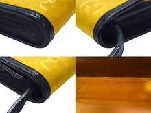 画像をギャラリービューアに読み込む, GUCCI グッチ ショルダーバッグ GUCCI OF THE GRID グッチオフザグリッド ジャンボGG GGロゴレザー ナイロン イエロー 美品 中古 4b003415