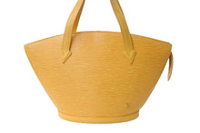 Load image into Gallery viewer, LOUIS VUITTON ルイヴィトン サンジャック ハンドバッグ M52269 エピ レザー イエロー ゴールド金具 美品 中古 4b003418