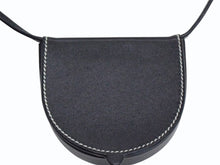画像をギャラリービューアに読み込む, 極美品 LOEWE ロエベ ヒールポーチ ミニ ショルダーストラップ付きコインケース 小物 スペイン製 レザー ブラック 中古 4b003421