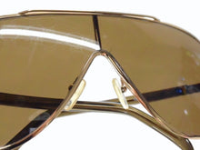 画像をギャラリービューアに読み込む, GUCCI グッチ GG柄 サングラス ブラウン アイウェア 小物 GG1650 ゴールド金具 ティアドロップ ロゴ 美品 中古 4b003423